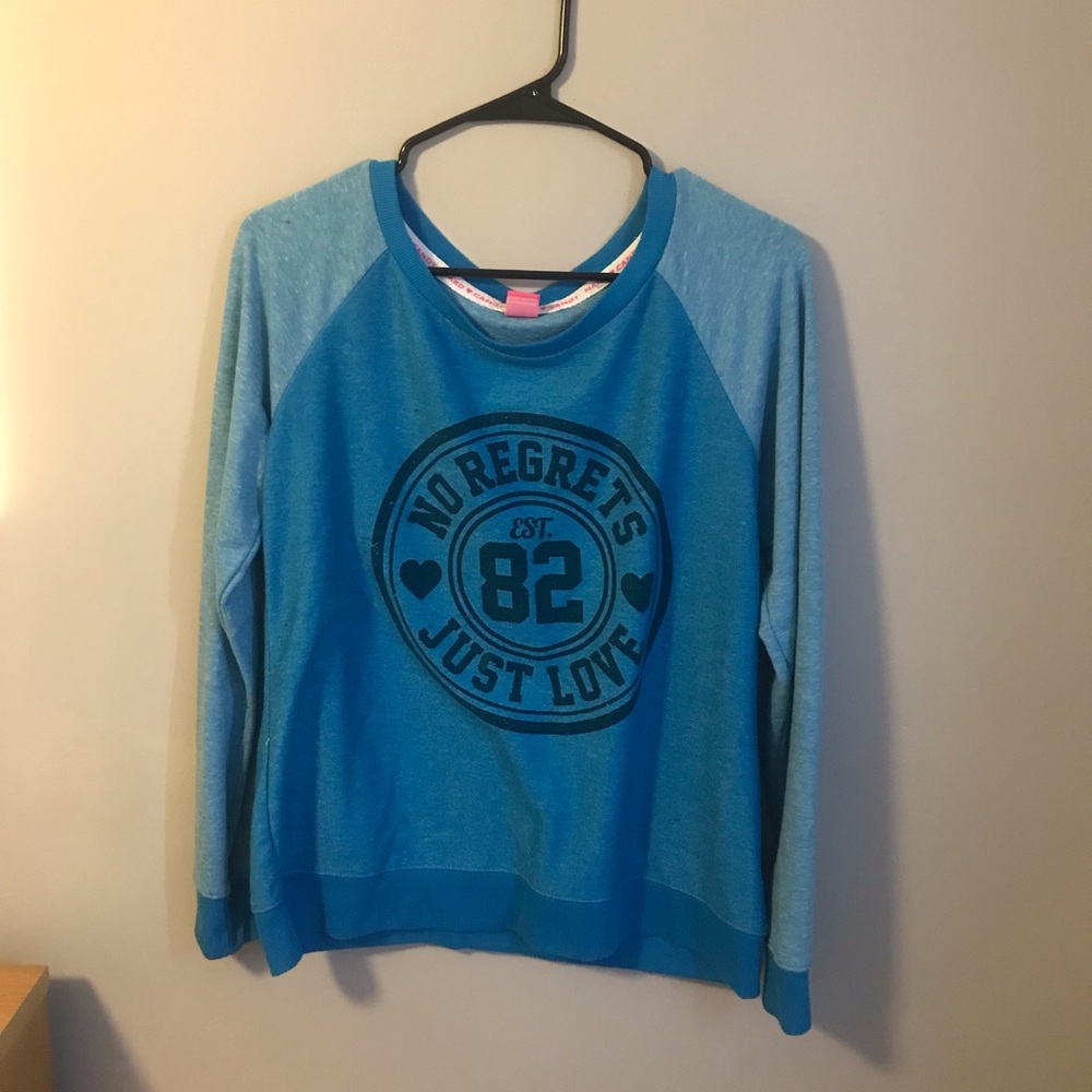 ON SALE!! Blue long sleeve shirt